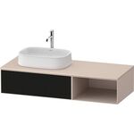 Duravit Waschtischunterbau Zencha 1300x281x550mm sw ls / ta s-matt o ES
