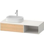Duravit Waschtischunterbau Zencha 1300x281x550mm sw ls / we s-matt o ES