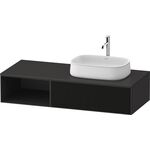 Duravit Waschtischunterbau Zencha 1300x281x550mm sw ls / gra s-matt o ES