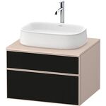 Duravit Waschtischunterbau Zencha 650x442x550mm Ei sw / gra s-matt o ES