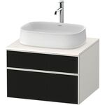 Duravit Waschtischunterbau Zencha 650x442x550mm sw ls / we s-matt o ES