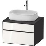 Duravit Waschtischunterbau Zencha 650x442x550mm we / gra s-matt o ES