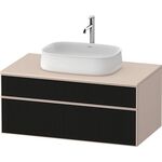Duravit Waschtischunterbau Zencha 1000x442x550mm sw ls / ta s-matt o ES