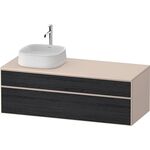 Duravit Waschtischunterbau Zencha 1300x442x550mm Ei sw / ta s-matt o ES