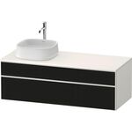 Duravit Waschtischunterbau Zencha 1300x442x550mm sw ls / we s-matt o ES