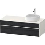 Duravit Waschtischunterbau Zencha 1300x442x550mm Ei sw / we s-matt o ES