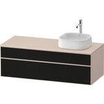 Duravit Waschtischunterbau Zencha 1300x442x550mm sw ls / ta s-matt o ES