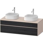 Duravit Waschtischunterbau Zencha 1300x442x550mm Ei sw / ta s-matt o ES