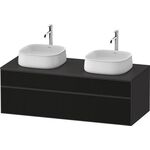 Duravit Waschtischunterbau Zencha 1300x442x550mm sw ls / gra s-matt o ES
