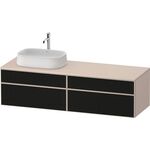 Duravit Waschtischunterbau Zencha 1600x442x550mm sw ls / ta s-matt o ES