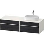 Duravit Waschtischunterbau Zencha 1600x442x550mm Ei sw / we s-matt o ES