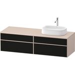 Duravit Waschtischunterbau Zencha 1600x442x550mm sw ls / ta s-matt o ES