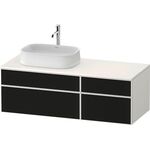 Duravit Waschtischunterbau Zencha 1300x442x550mm sw ls / we s-matt o ES