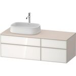Duravit Waschtischunterbau Zencha 1300x442x550mm we / ta s-matt o ES