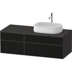 Duravit Waschtischunterbau Zencha 1300x442x550mm sw ls / gra s-matt o ES
