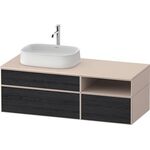Duravit Waschtischunterbau Zencha 1300x442x550mm Ei sw / ta s-matt o ES