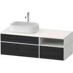 Duravit Waschtischunterbau Zencha 1300x442x550mm Ei sw / we s-matt o ES