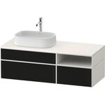 Duravit Waschtischunterbau Zencha 1300x442x550mm sw ls / we s-matt o ES