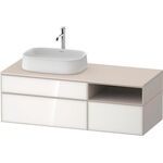 Duravit Waschtischunterbau Zencha 1300x442x550mm we / ta s-matt o ES