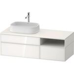 Duravit Waschtischunterbau Zencha 1300x442x550mm we / we s-matt o ES