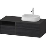 Duravit Waschtischunterbau Zencha 1300x442x550mm Ei sw / gra s-matt o ES