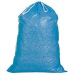 Müllsack m.Zugband Volumen 120l Maße 700x1000+50mm PE blau TRANSPAK - VPE: 250
