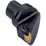 Klemmhalter ISO C4-DDJNL-27055-15 D.40mm m. Polygonkupplung Linkslauf