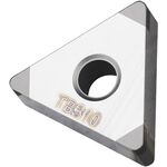 Drehwendeschneidplatte ISO TNGA 160408S01020C:TB310 D. 3,81mm Silber-Schwarz - VPE: 2