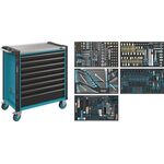 Werkstattwagen 179NXL-8/440 H1480xB1200xT800mm blau