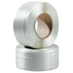 Umreifungsband Breite 19mm L.600lfm 60 SCC Polyester weiß Reißfestigkeit 500kp - VPE: 2