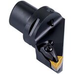 Klemmhalter ISO C4-DWLNL-27050-08 D.40mm m. Polygonkupplung Linkslauf