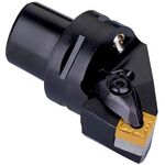 Klemmhalter ISO C4-DSRNL-22050-12 D.40mm m. Polygonkupplung Linkslauf