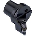 Klemmhalter ISO C6-DRSNL-45065-12 D.63mm m. Polygonkupplung Linkslauf