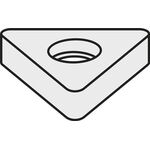 Wendeplatten-Unterlegscheibe ISO STN 160308:GJ11 Bruttogewicht 3,8g Farbe Silber - VPE: 10