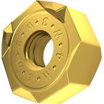 Fräswendeschneidplatte ISO ONMX 060508SR-W:M8330 D.5,7mm PVD beschichtet Gold - VPE: 10