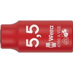 Steckschlüsseleinsatz 8790 A VDE 1/4 Zoll SW 5,5mm L.41mm WERA