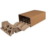Polsterbox L-BOXeco basic Maße 300x200x100mm Noppenhöhe 40mm TRANSPAK - VPE: 90