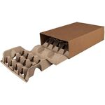 Polsterbox L-BOXeco basic Maße 357x241x90mm Noppenhöhe 45mm TRANSPAK - VPE: 90