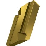 Drehwendeschneidplatte ISO KNUX 160410SL-73:6640 Tiefe 4,8mm MT-CVD beschichtet - VPE: 10