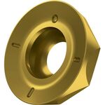 Fräswendeschneidplatte ISO RCMT 1606MOEN-F:M8330 D.5,5mm PVD beschichtet Gold - VPE: 10