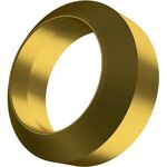 Scarfing-Schneidring ISO PSR2-R10:5040 Rohrinnen-D. 28mm MT-CVD beschichtet Gold - VPE: 10