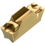 Drehwendeschneidplatte ISO LCMF 051604-CM:T8330 Breite 5mm PVD beschichtet Gold - VPE: 10