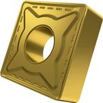 Drehwendeschneidplatte ISO SNMG 120408E-RM:T8315 D.5,16mm PVD beschichtet Gold - VPE: 10