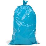 Müllsack Premium Inhalt 120l Maße 700x1100mm Stärke 200µ PE blau TRANSPAK - VPE: 100