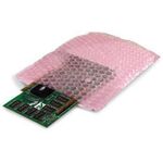 Luftpolsterbeutel antistatisch Maße 150x200mm S.100µ rosa Noppen auf Außenseite - VPE: 250