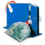 Beutelverschlussgerät Verschluss m.Klebeband blau TRANSPAK