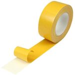 Messeklebeband doppelseitig Breite 50mm L.25m S.250µ gelb Baumwollzellgewebe - VPE: 20