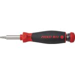 Magazinbithalter Bitmagazin PocketMax® mechanik 8-tlg.Schlitz/PH/PZD/TORX® WIHA