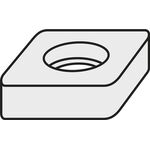 Wendeplatten-Unterlegscheibe ISO SNU 190416:GJ11 Brutto-G.18,3g Farbe Silber - VPE: 10