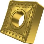 Drehwendeschneidplatte ISO SNMM 250724E-OR:T8345 D.9,12mm PVD beschichtet Gold - VPE: 10